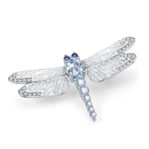 Broche de Luxe Libellule Enchantée