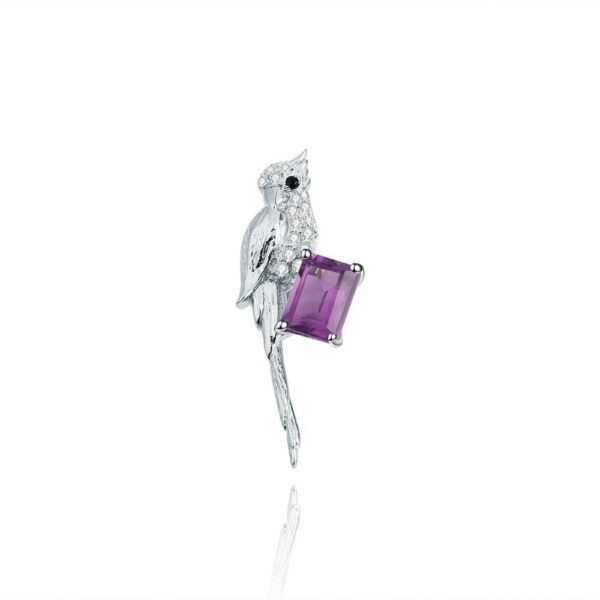 Broche de Luxe Perchoir Précieux