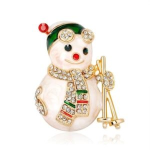 Broche de Noël Bonhomme de Neige