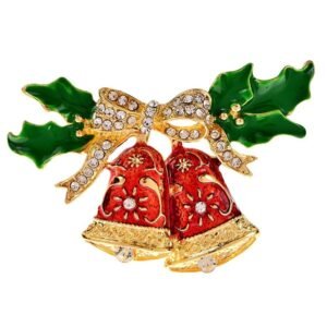 Broche de Noël Clochettes