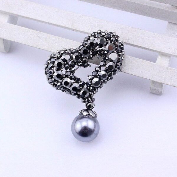 broche décorative cœur personnalisé