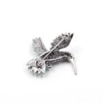 broche élégante en forme d'oiseau