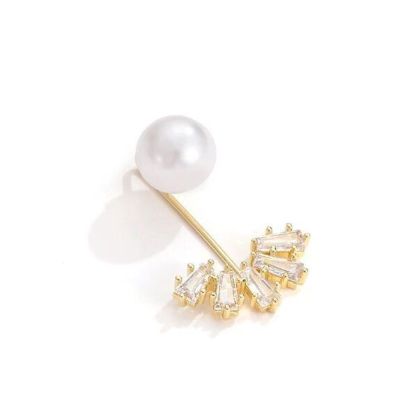 broche élégante perle