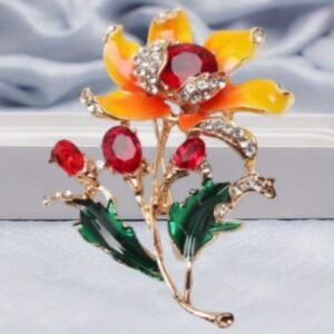 broche élégante pour témoin de mariage