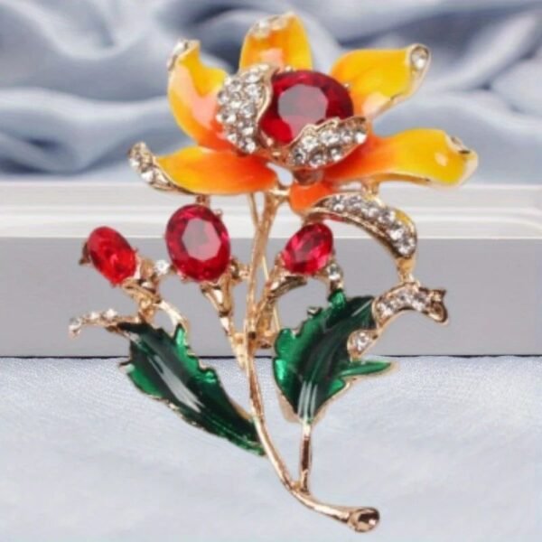 broche élégante pour témoin de mariage