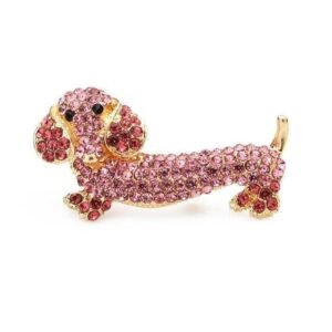 broche en forme de chien long story