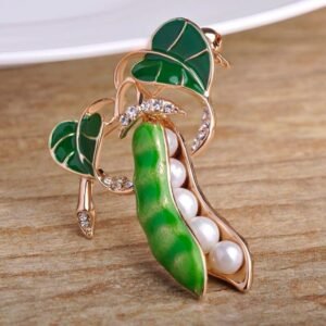 broche en forme de petits pois