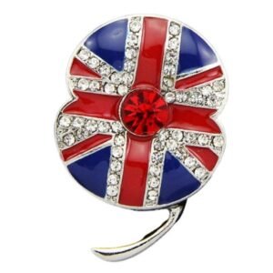 Broche Fleur Coquelicot Angleterre