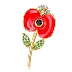 Broche Fleur Coquelicot Passion Subtile