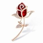 Broche Fleur Rose Royale