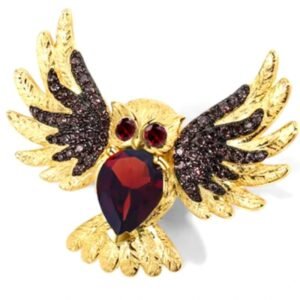 Broche Hibou Élégance Suprême