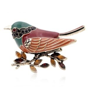 Broche Oiseau Beau Merle