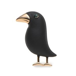 Broche Oiseau Corbeau