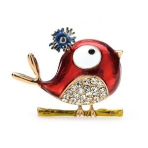 Broche Oiseau Funny Bird