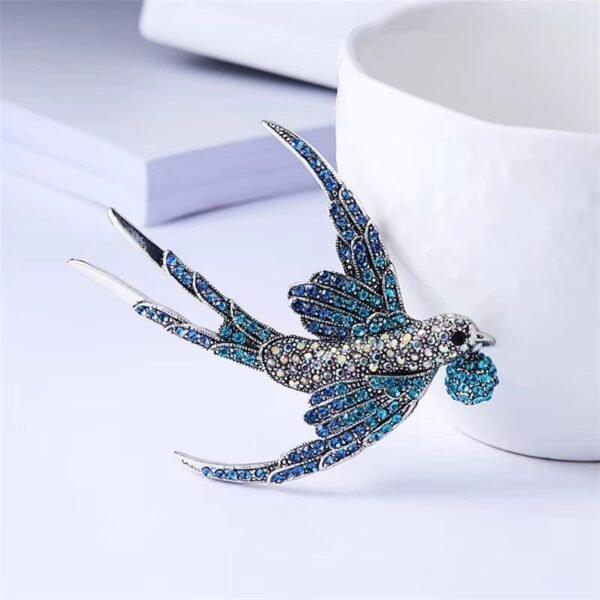 Broche Oiseau Hirondelle des Vents