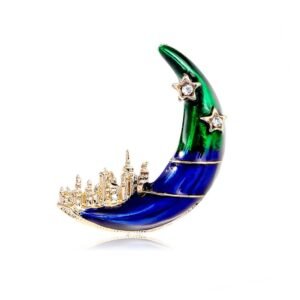 Broche Originale Demi-Lune