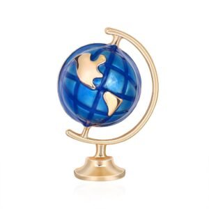 Broche Originale Globe Terrestre