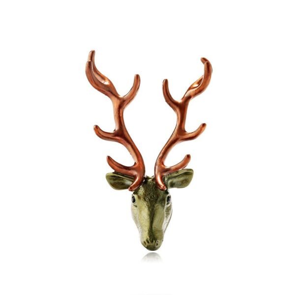 Broche Originale Tête de Cerf