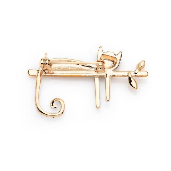 broche originale chat noir
