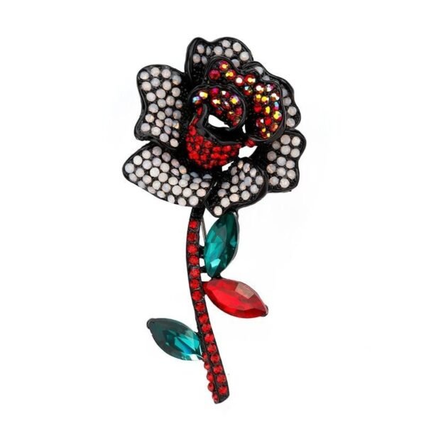 Broche Rose Pop Art