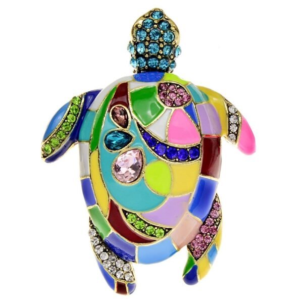 Broche Tortue Mosaïque