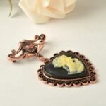 broche vintage camée