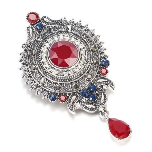 broche oeil celeste vintage