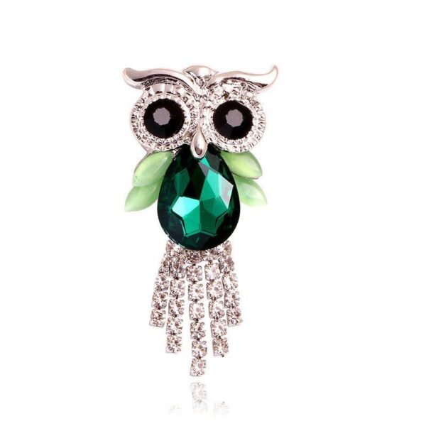déco hibou émeraude