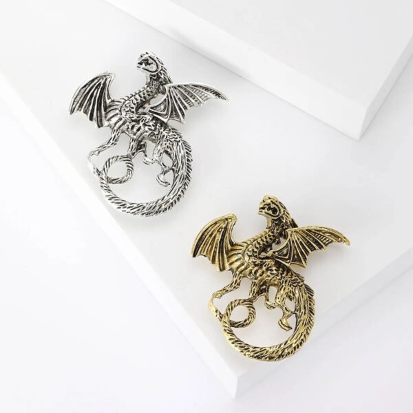 épingle dragon stylisée