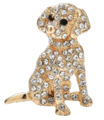 Broche Chien Golden Dog