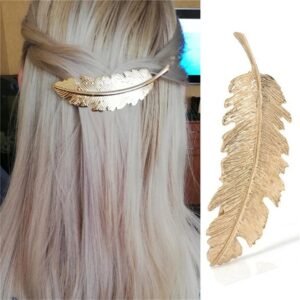 ornement cheveux plume
