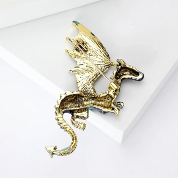 ornement dragon émeraude