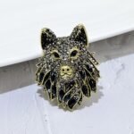 ornement tête de loup