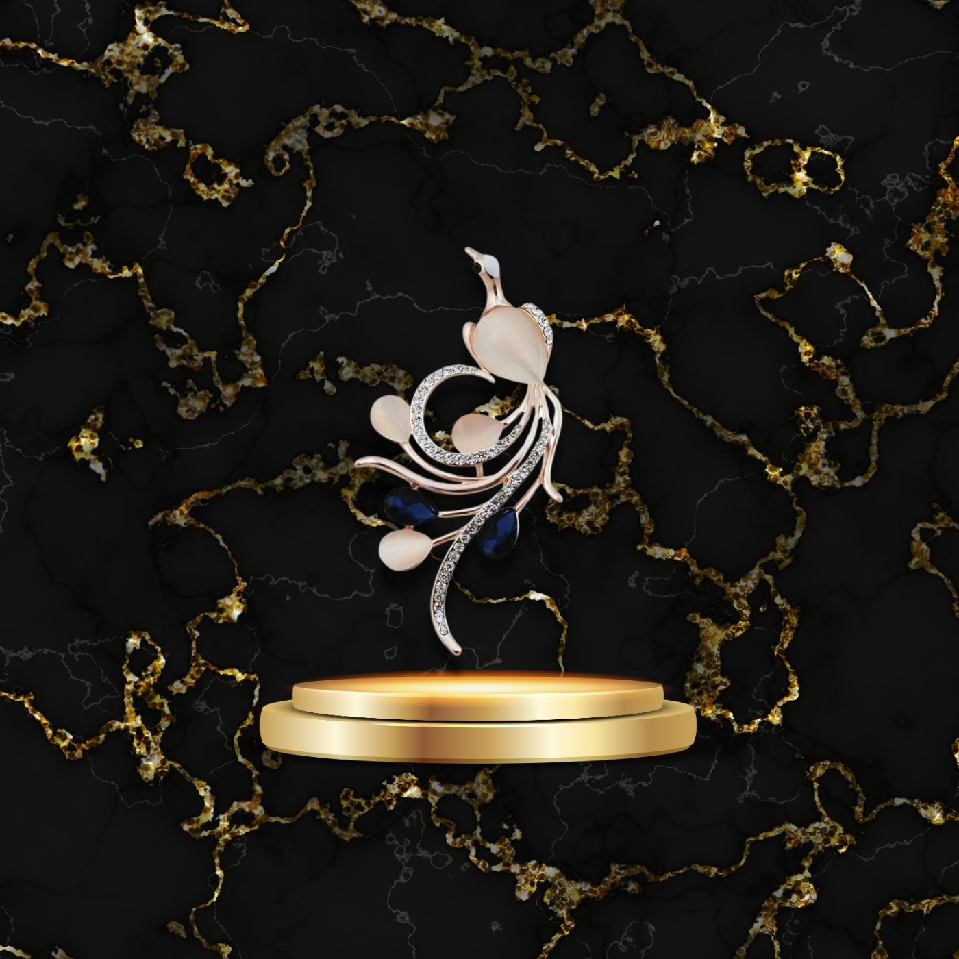 Bijou raffiné broche femme chic et moderne