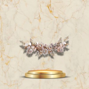 Accessoire mariage cheveux étincelant, idéal pour la mariée