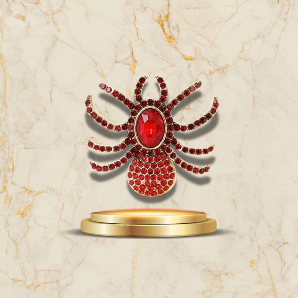 Bijou araignée strass vintage chic élégant