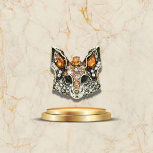 Accessoire mode renard doré raffiné tendance