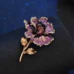 accessoire mode fleur pour veste