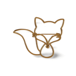 Broche Vintage Renard