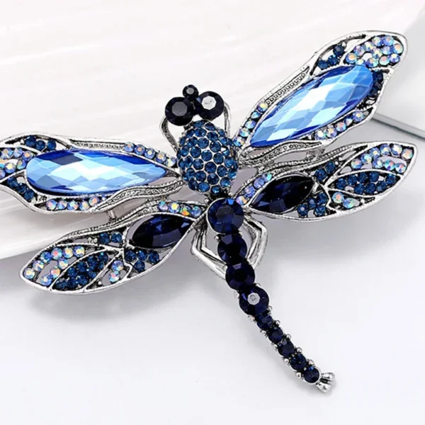 accessoire libellule bleu