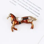 accessoire mode broche cheval
