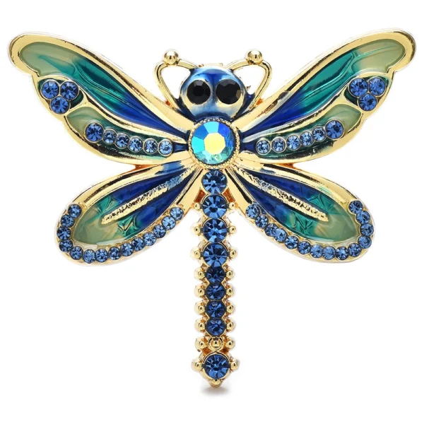 broche libellule art
