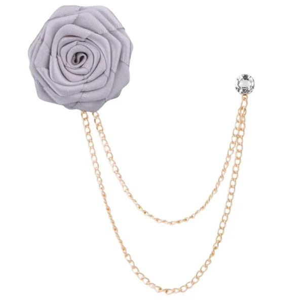 accessoire de mode broche strass rose