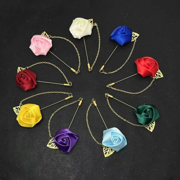 accessoire floral mariage tissu rose