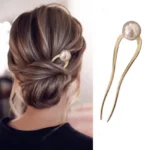 broche cheveux perle