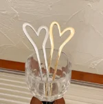 bijou cheveux en forme de coeur