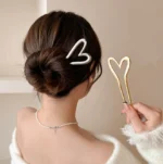 broche a cheveux coeur