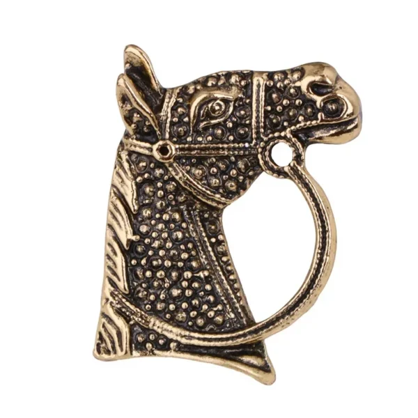 ornement broche tête de cheval