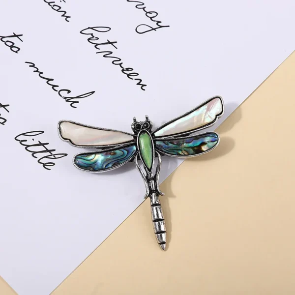 broche artistique libellule