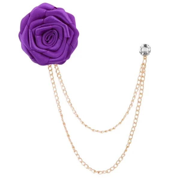 broche mode strass rose